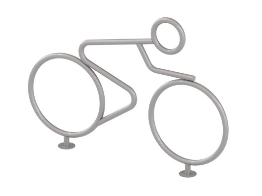 Bicycle stand cyclist 5429